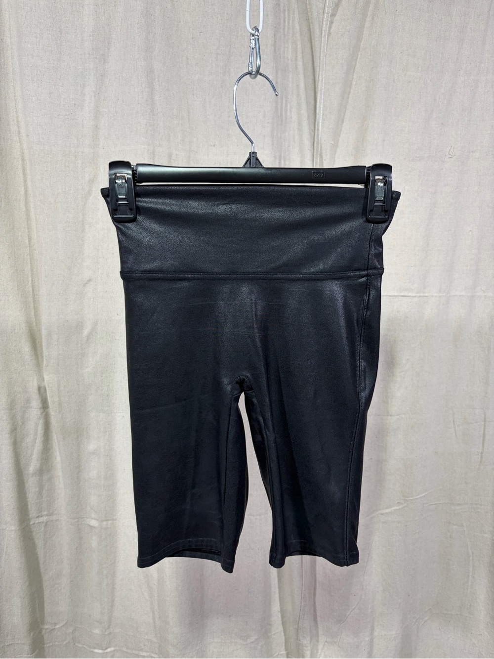 Spanx Faux Leather Bike Shorts